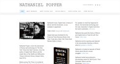 Desktop Screenshot of nathanielpopper.com